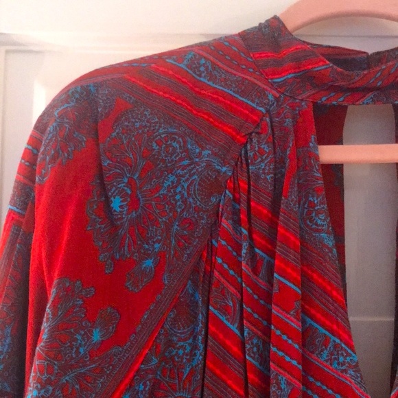 Free People Paisley Blouse, XS - Picture 4 of 5